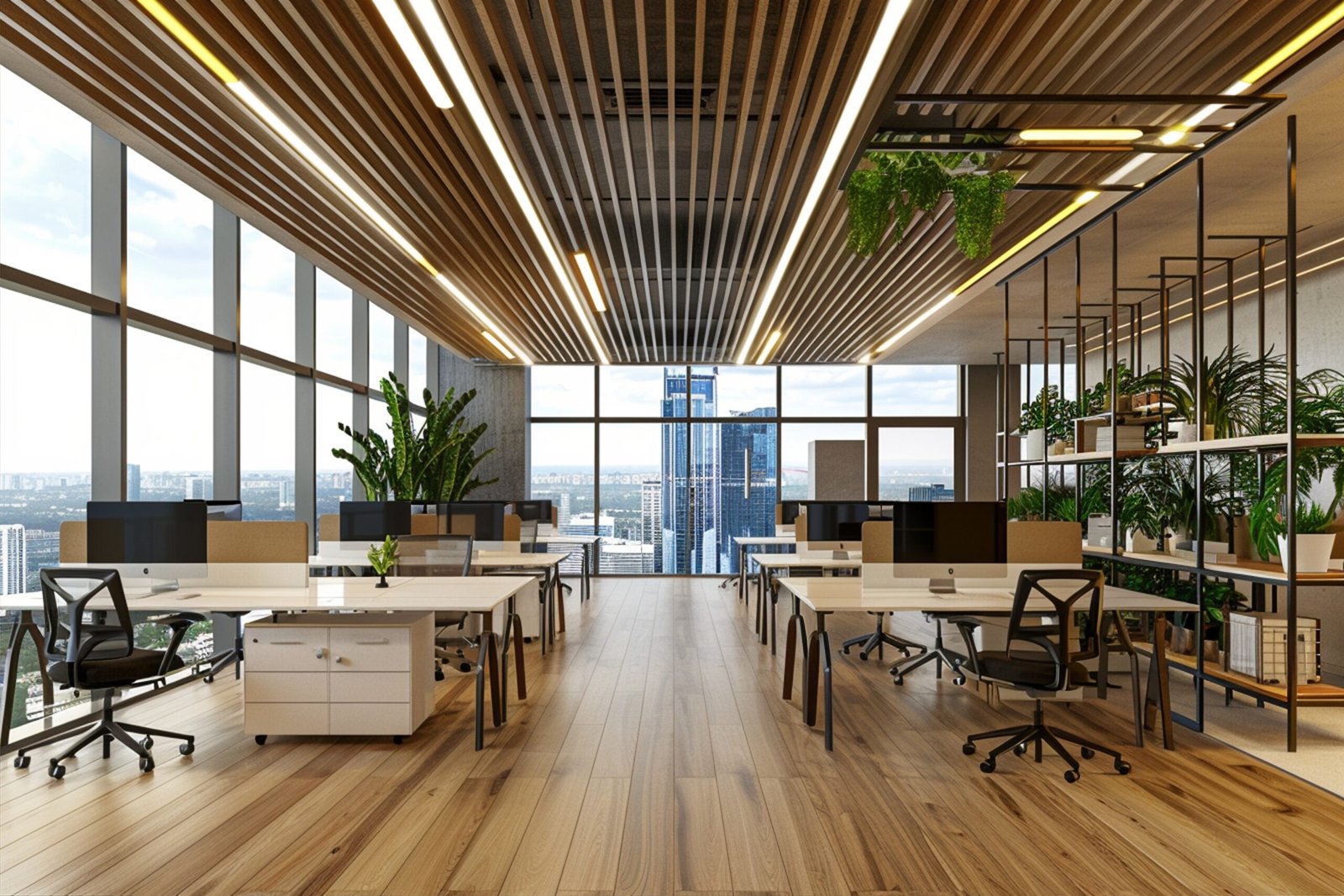 Modern Open Space Office Design